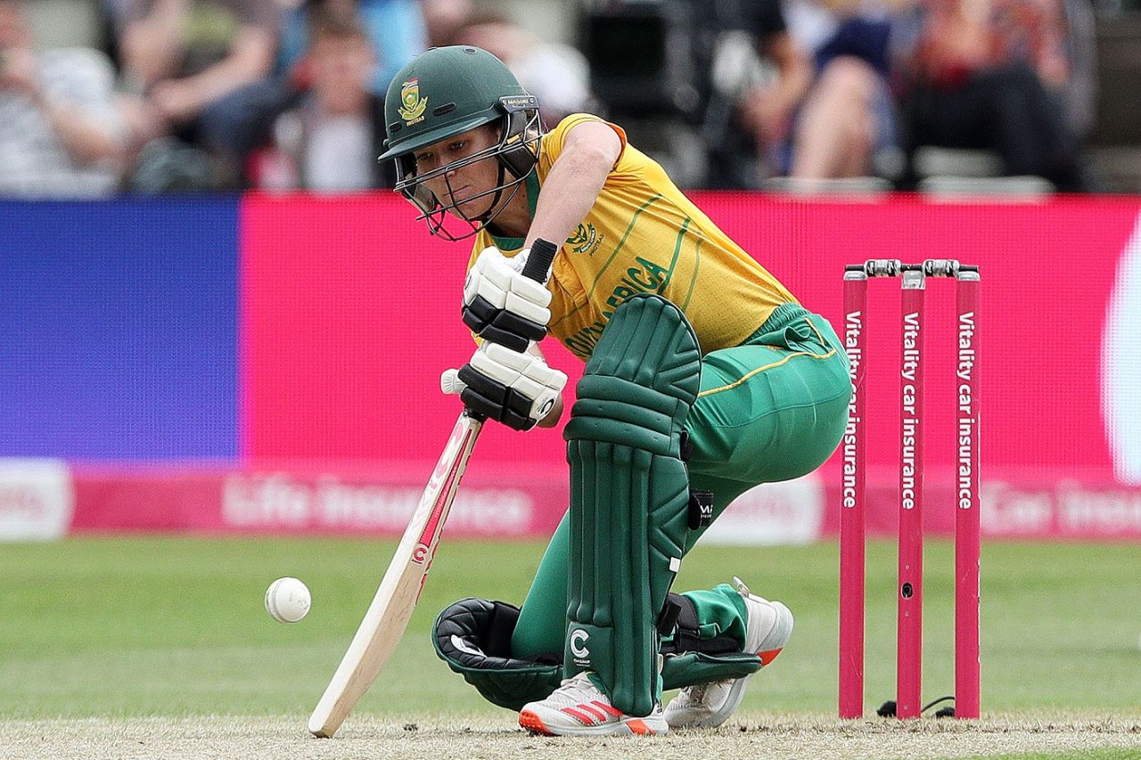 Anneke Bosch gave South Africa a solid platform with a half-century off 49 balls, England vs South Africa, 2nd women's T20I, Worcester, July 23, 2022