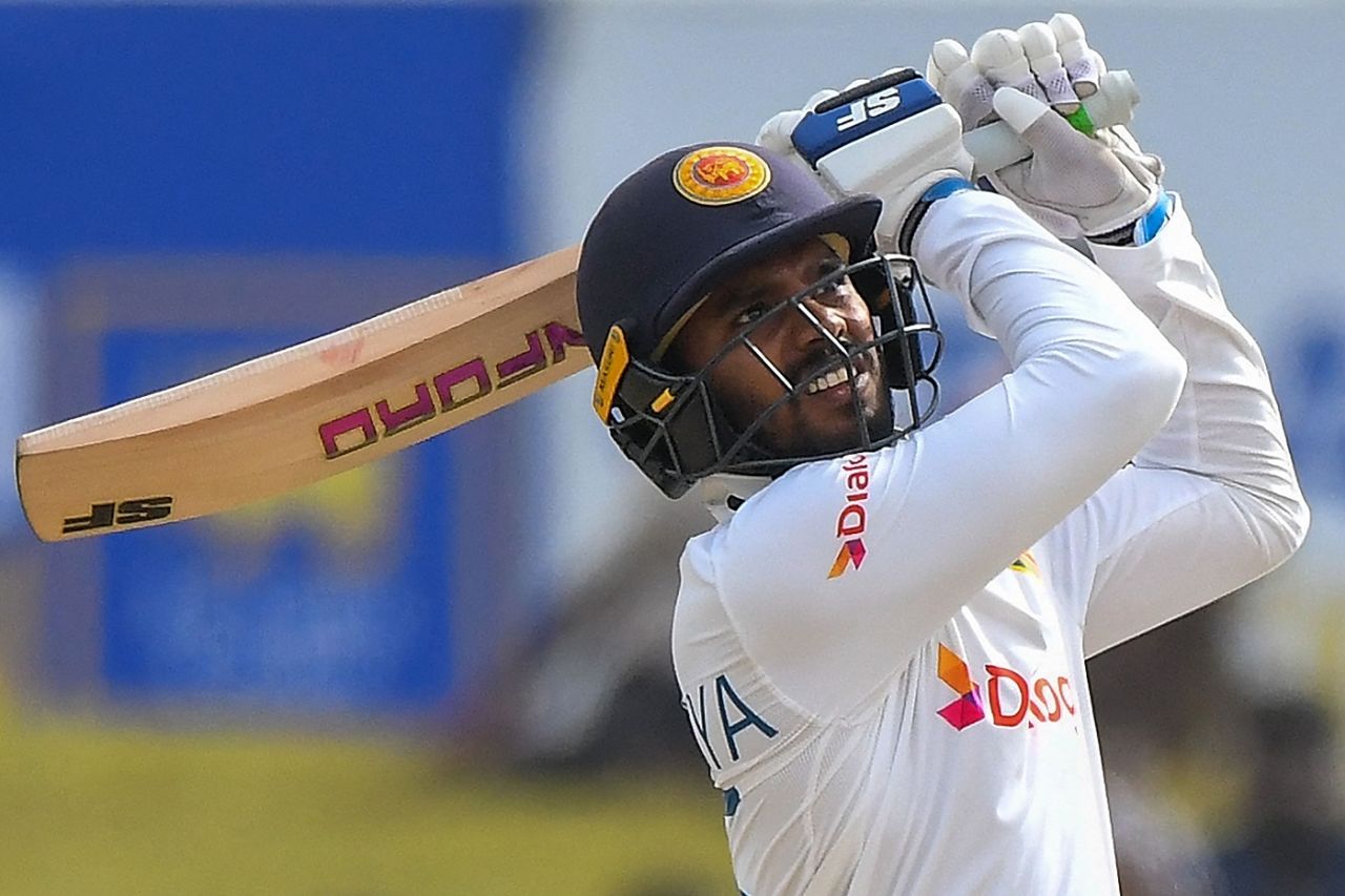 Dhananjaya de Silva goes over the top, Sri Lanka vs Pakistan, 2nd Test, Galle, 1st day, July 24, 2022