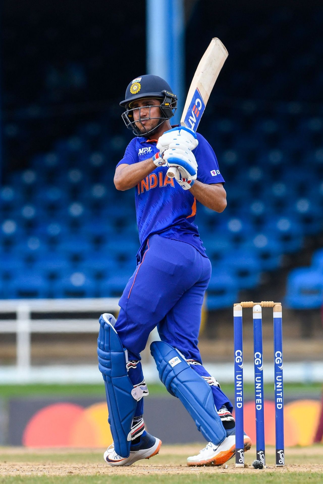 Shubman Gill smashed his way to a second fifty of the series, West Indies vs India, 3rd ODI, Port of Spain, July 27, 2022