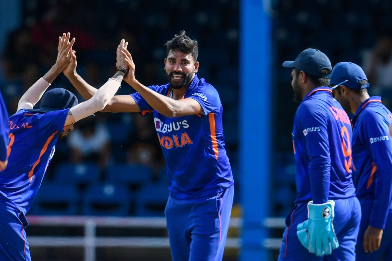 Mohammed Siraj's early strikes unsettled West Indies, West Indies vs India, 3rd ODI, Port of Spain, July 27, 2022