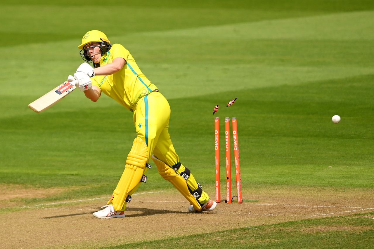 Renuka Singh bowled a ripper to dismiss Tahlia McGrath, Australia vs India, Commonwealth Games, Birmingham, July 29, 2022