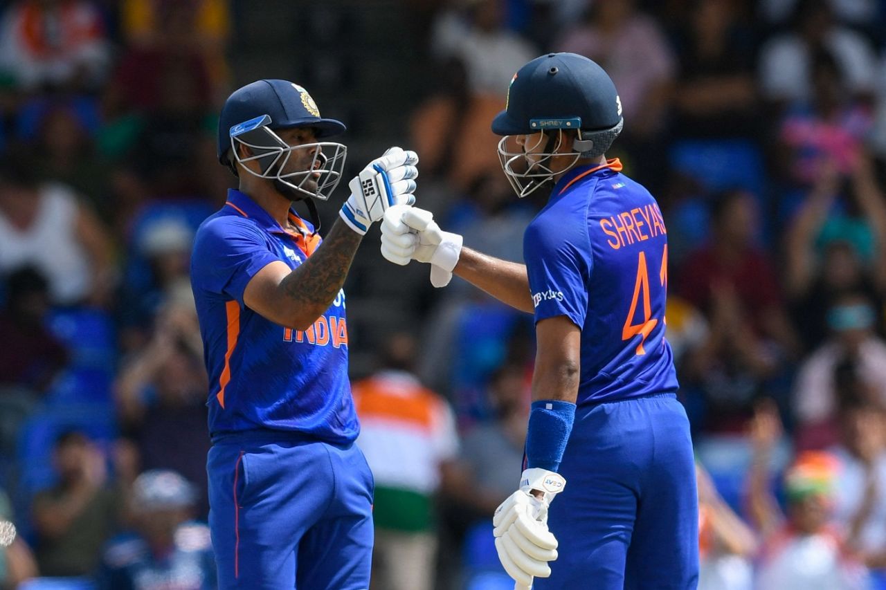Suryakumar Yadav and Shreyas Iyer played contrasting innings for India, West Indies vs India, 3rd T20I, Basseterre, August 2, 2022