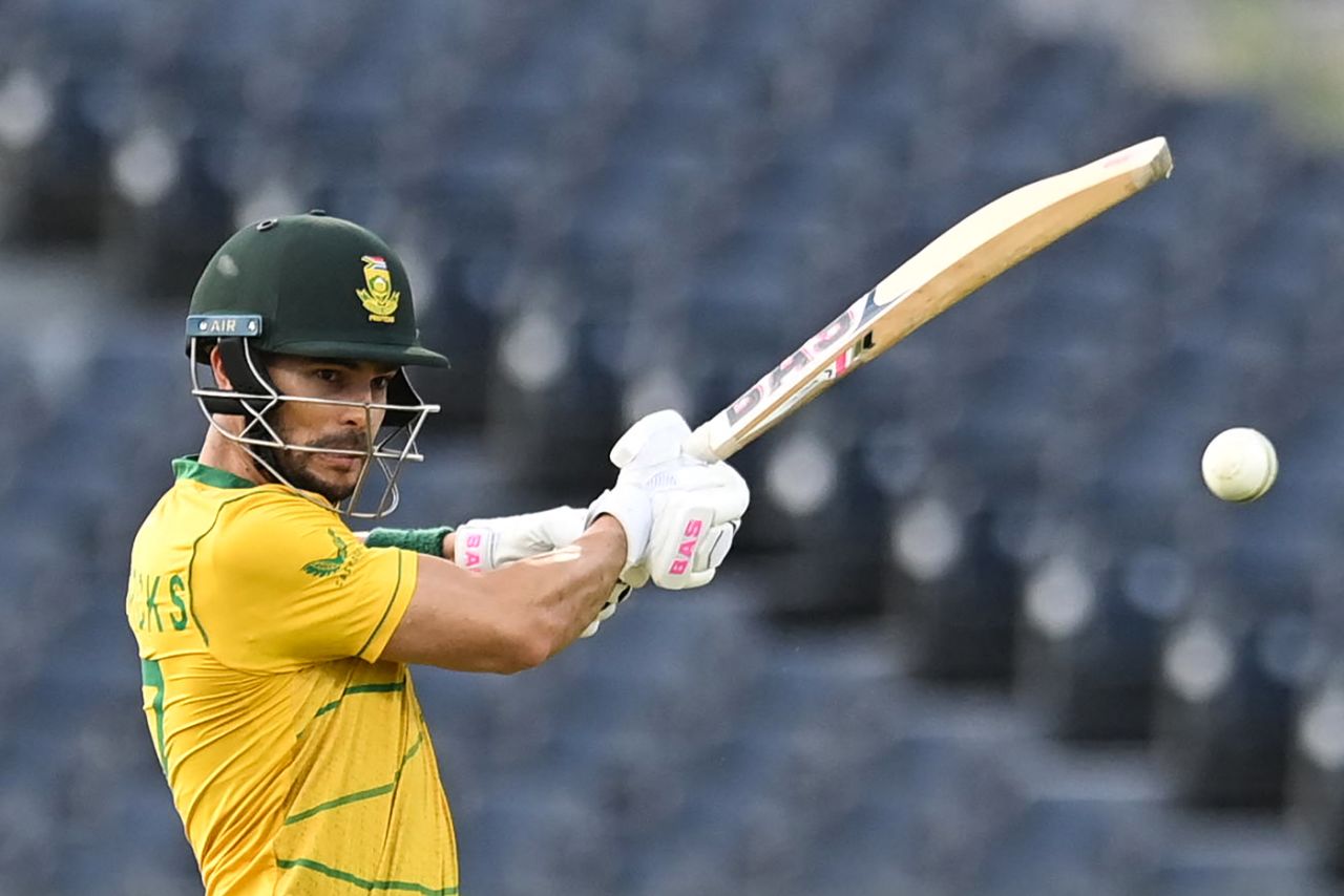 Reeza Hendricks hit his fourth T20I fifty in a row for South Africa, Ireland vs South Africa, 1st T20I, Bristol, August 3, 2022