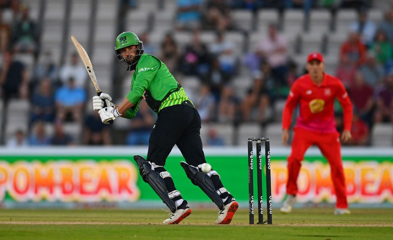 James Vince flicks one away, Southern Brave vs Welsh Fire, Southampton, Men's Hundred, August 3, 2022