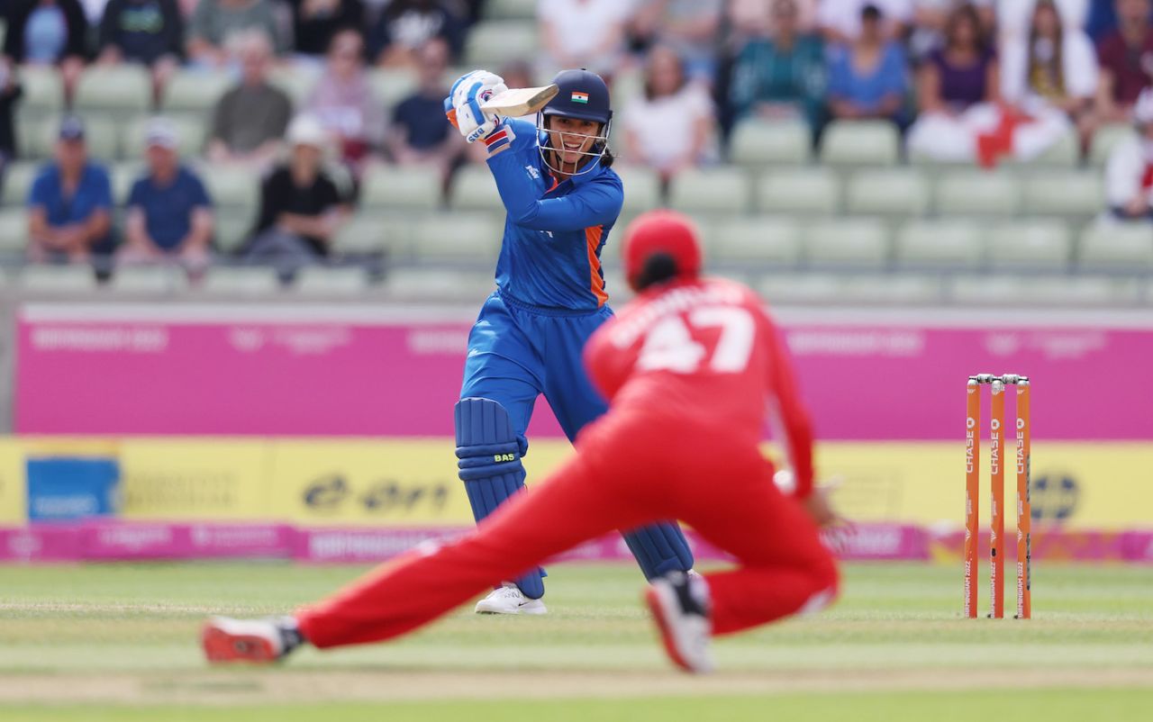 Smriti Mandhana gave India a rapid start, India vs England, Commonwealth Games 2022, 1st semi-final, Birmingham, August 6, 2022