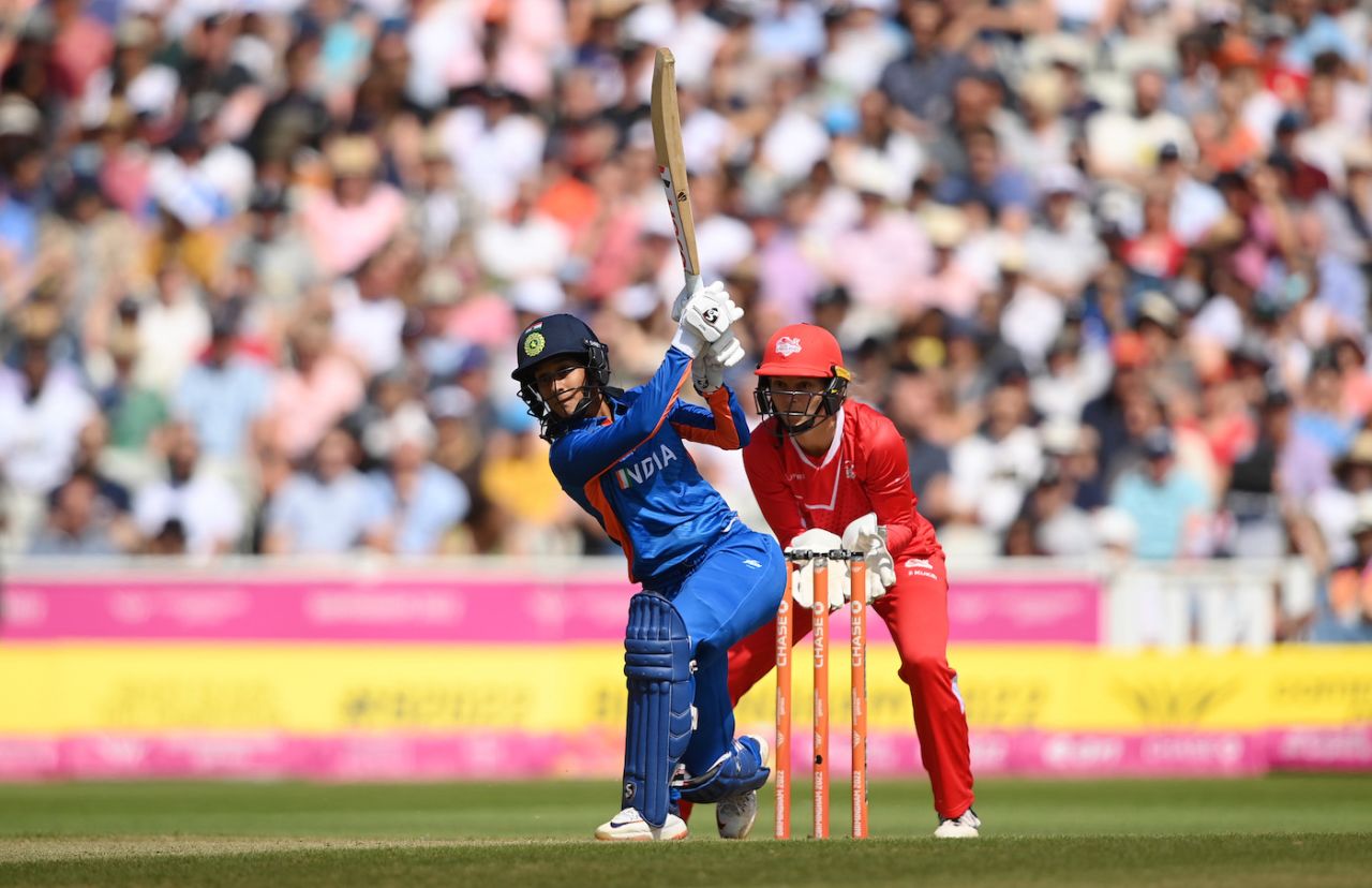 Jemimah Rodrigues gave the Indian innings a fillip towards the close, England vs India, 1st semi-final, Commonwealth Games, Birmingham, August 6, 2022