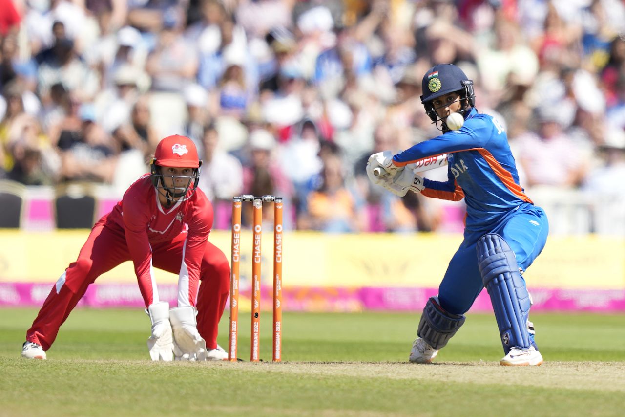 Jemimah Rodrigues struck an unbeaten 31-ball 44, England vs India, 1st semi-final, Commonwealth Games, Birmingham, August 6, 2022