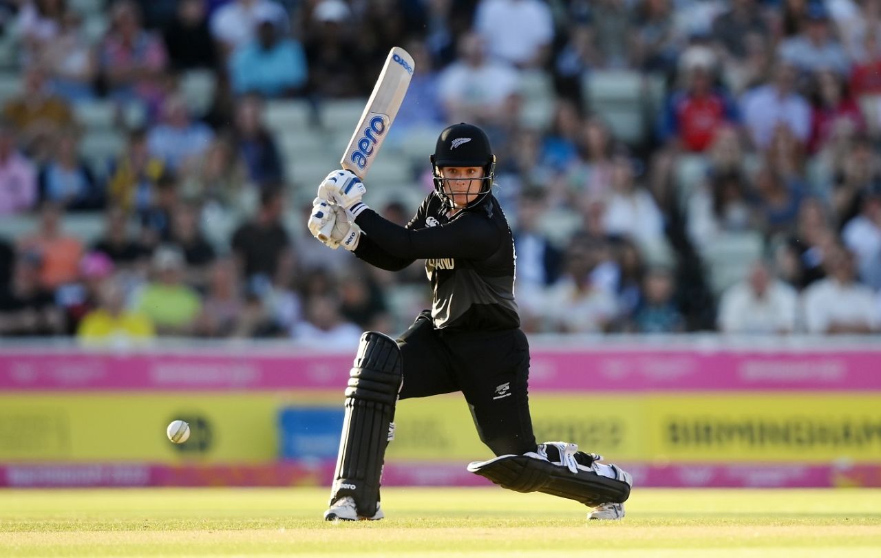 Brooke Halliday played a good hand down the order, Australia vs New Zealand, 2nd semi-final. Commonwealth Games, Birmingham, August 6, 2022
