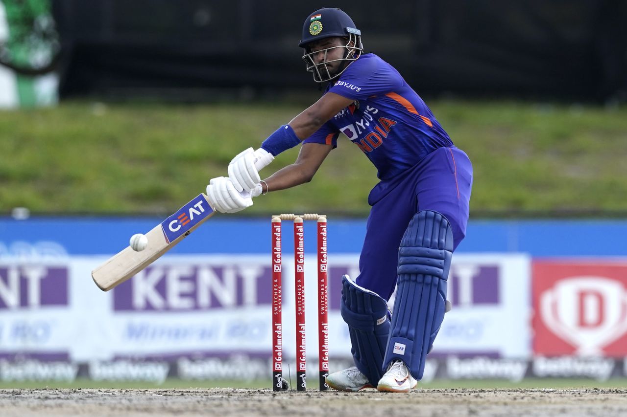 Shreyas Iyer got off to a good start as an opener, West Indies vs India, 5th T20I, Lauderhill, August 7, 2022