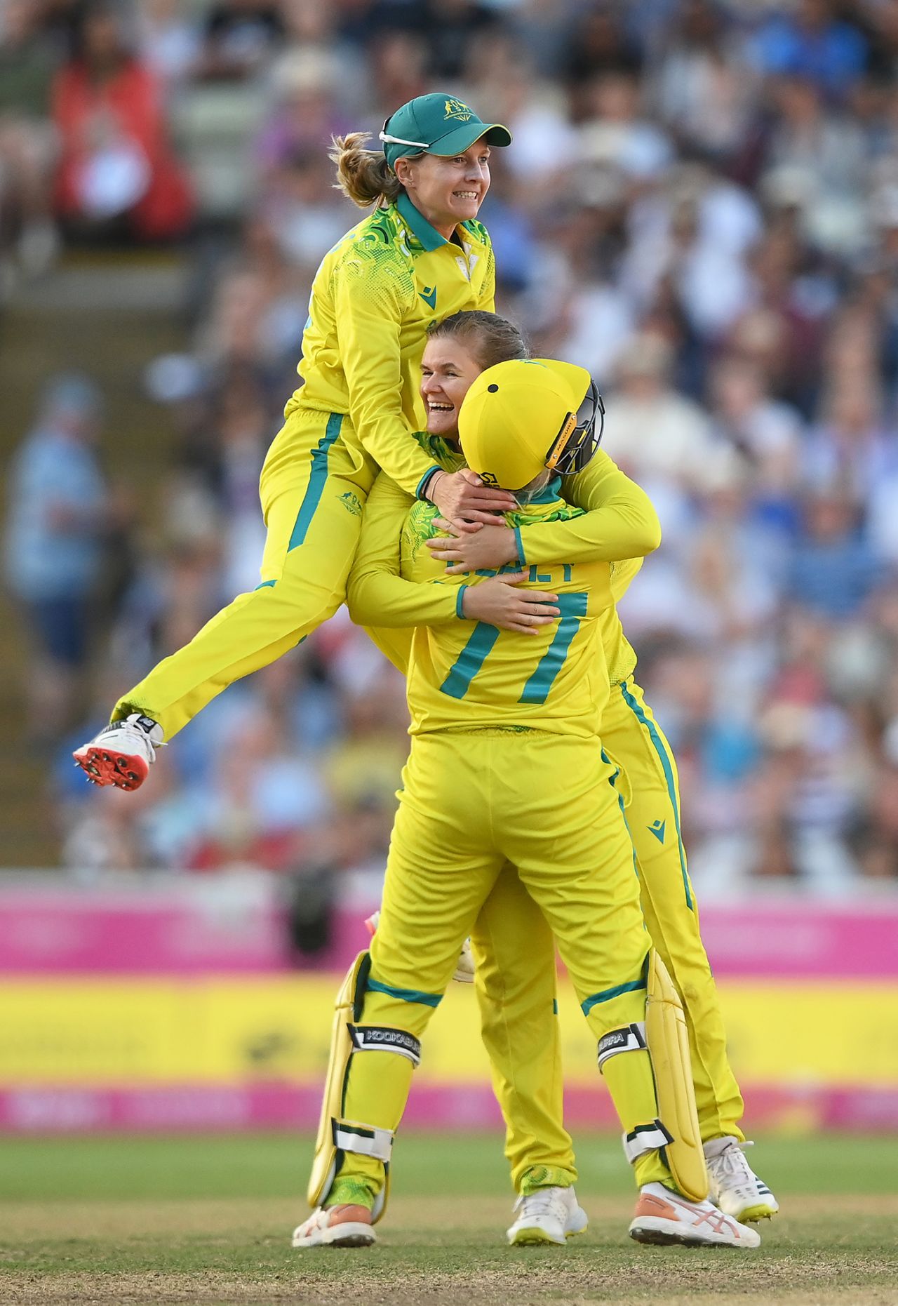 Jess Jonassen sealed victory with the final wicket, Australia vs India, Commonwealth Games 2022 final, Birmingham, August 7, 2022
