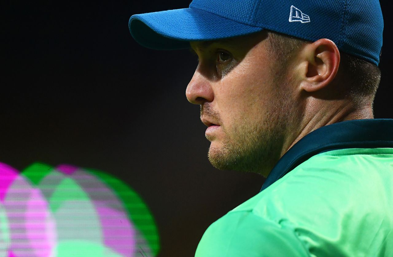 Jason Roy looks on, Birmingham Phoenix vs Oval Invincibles, The Men's Hundred, Edgbaston, August 4, 2021