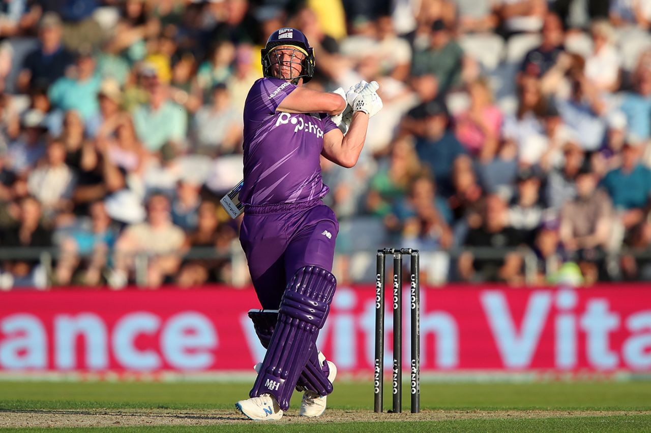 Roelof van der Merwe helped lift his side from 68 for 6, Northern Superchargers vs Trent Rockets, Men's Hundred, Headingley, August 9, 2022