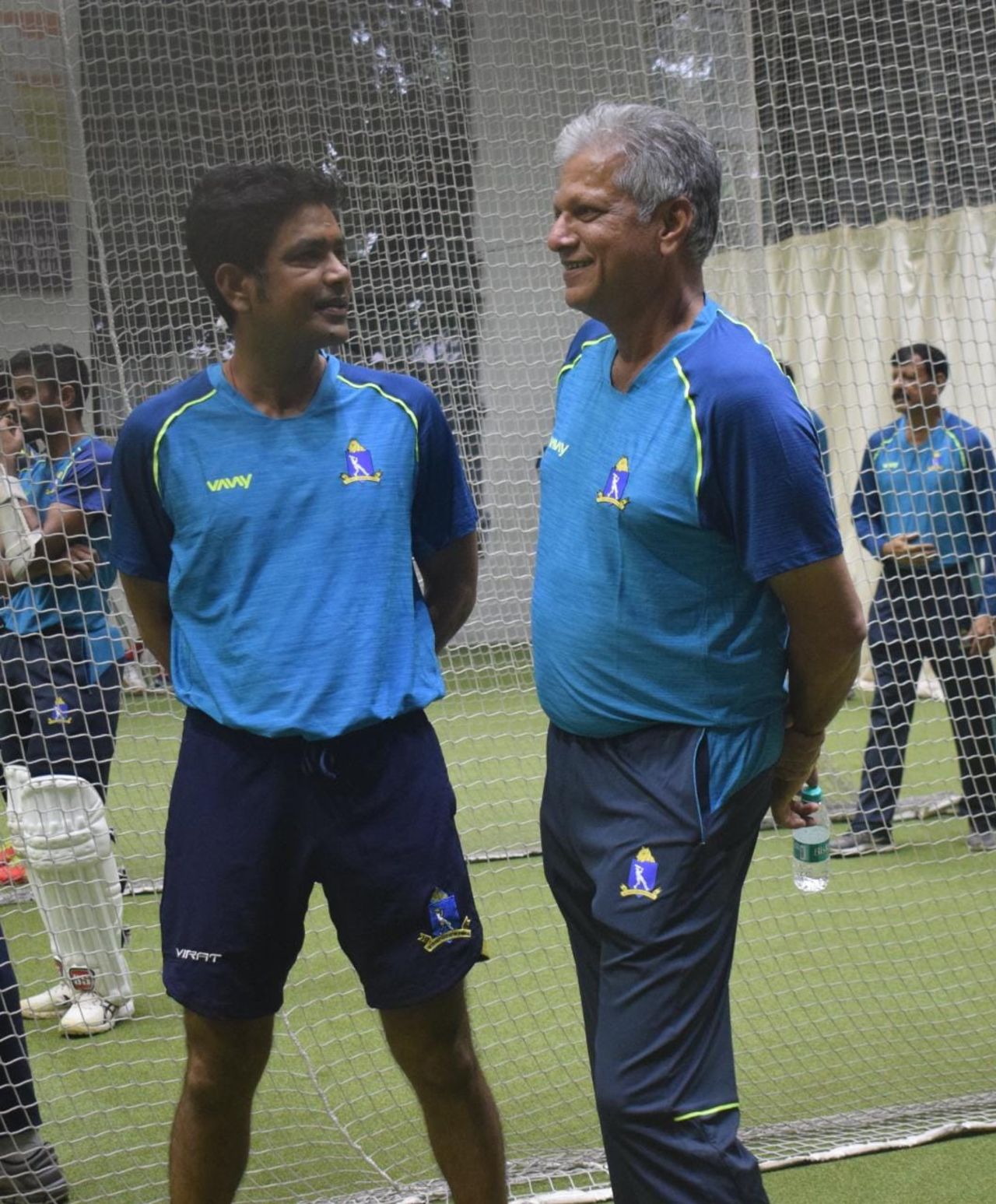 Laxmi Ratan Shukla and WV Raman catch up, Kolkata, August 10, 2022