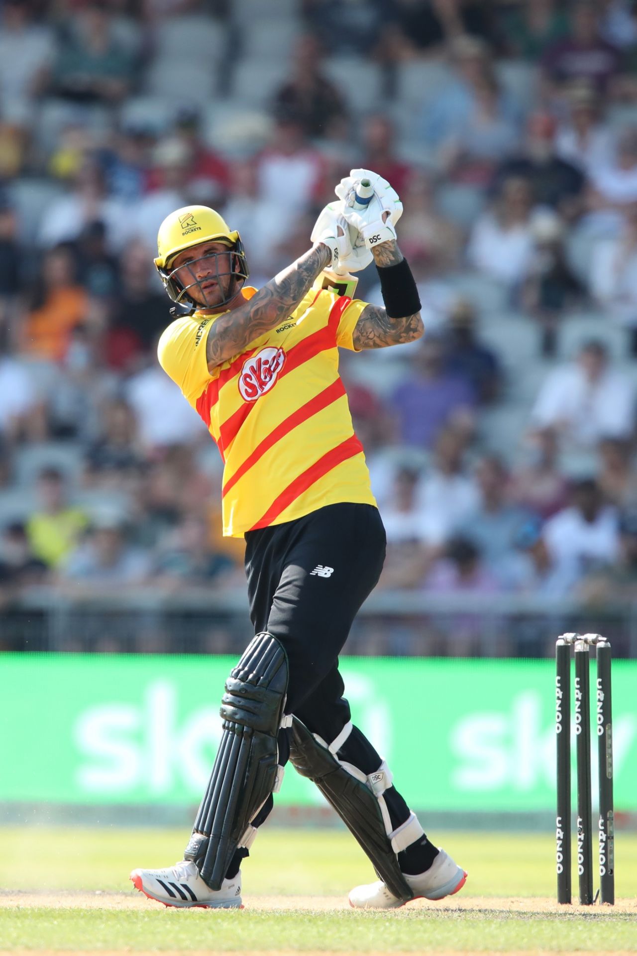 Alex Hales tees off, Manchester Originals vs Trent Rockets, Men's Hundred, Old Trafford, August 13, 2022