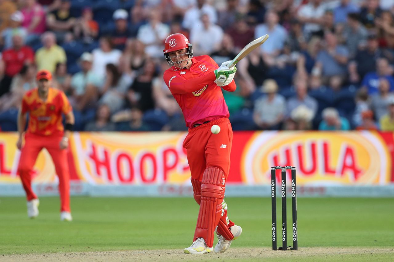 Tom Banton led the Welsh Fire chase with 44 off 32, Welsh Fire vs Birmingham Phoenix, Men's Hundred, Cardiff, August 13, 2022