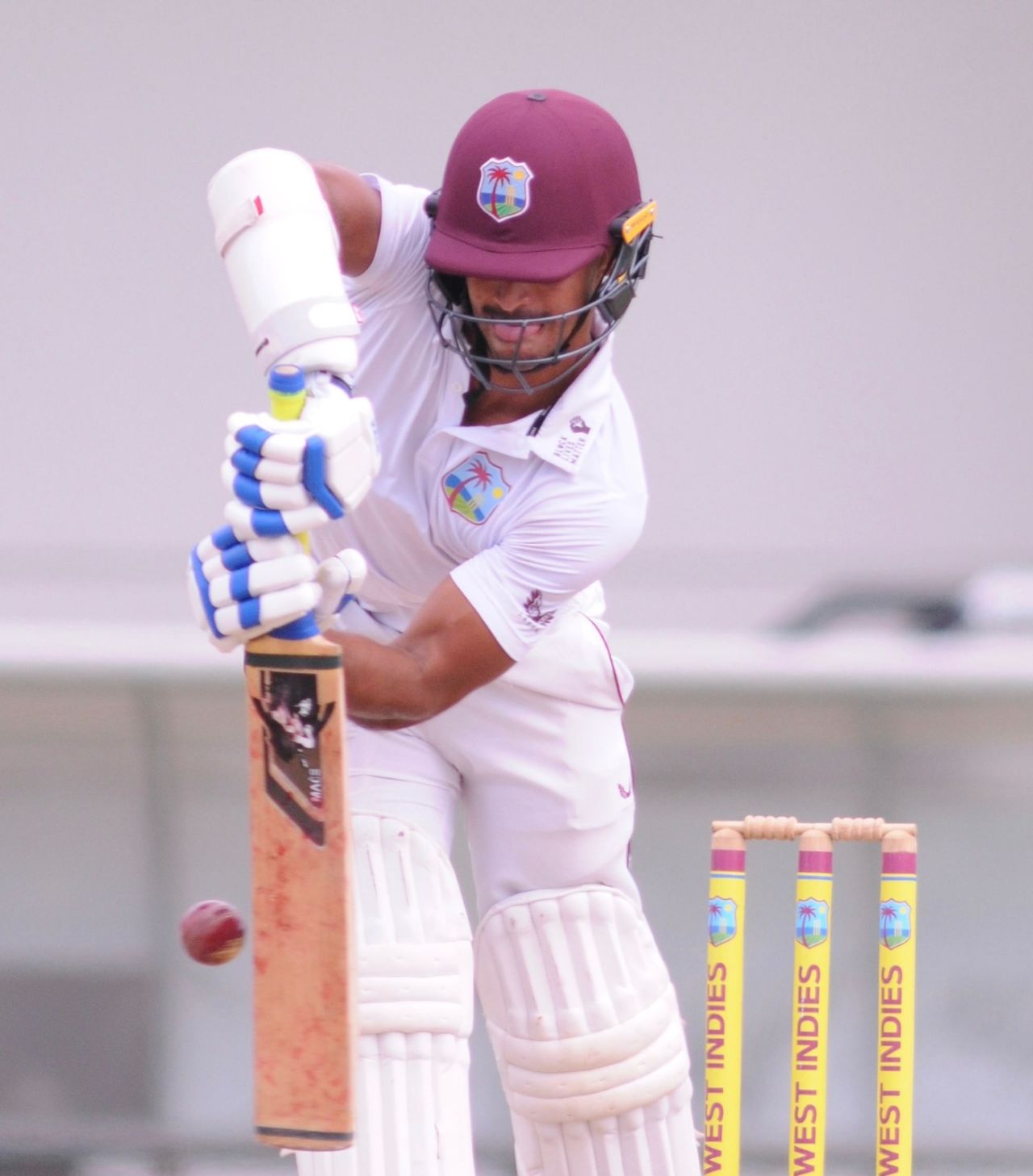 Tagenarine Chanderpaul defends, West Indies A vs Bangladesh A, 2nd unofficial Test, Gros Islet, 3rd day, August 13, 2022