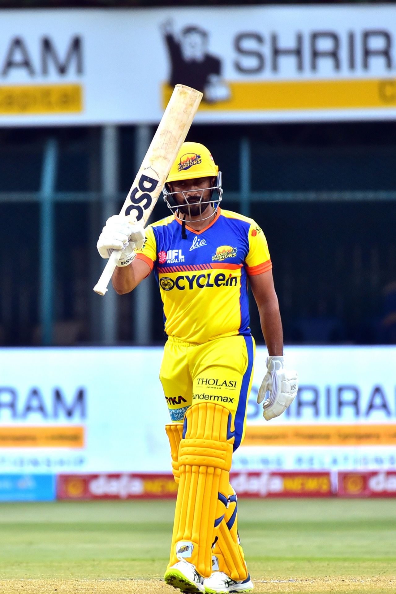Karun Nair scored 91 not out, Mysuru Warriors vs Hubli Tigers, Mysore, Maharaja T20 Trophy, August 10, 2022