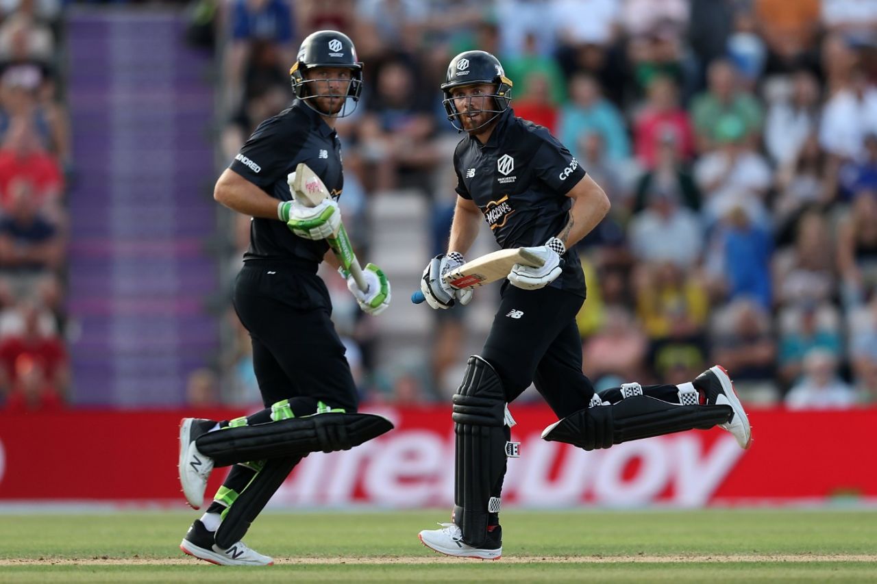 Jos Buttler and Phil Salt made a brisk start for Manchester Originals, Manchester Originals vs Southern Brave, Men's Hundred, Southampton, August 18, 2022