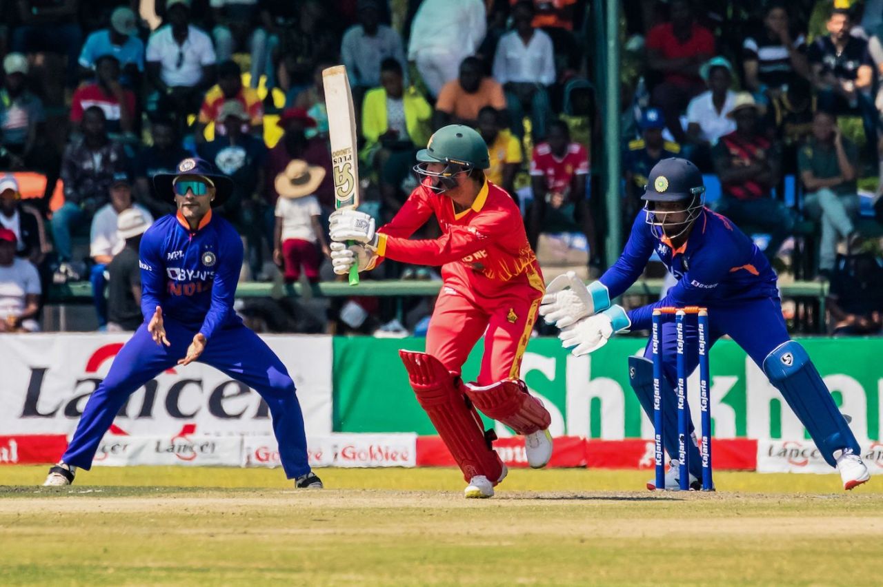 Sean Williams top-scored for Zimbabwe, Zimbabwe vs India, 2nd ODI, Harare, August 20, 2022
