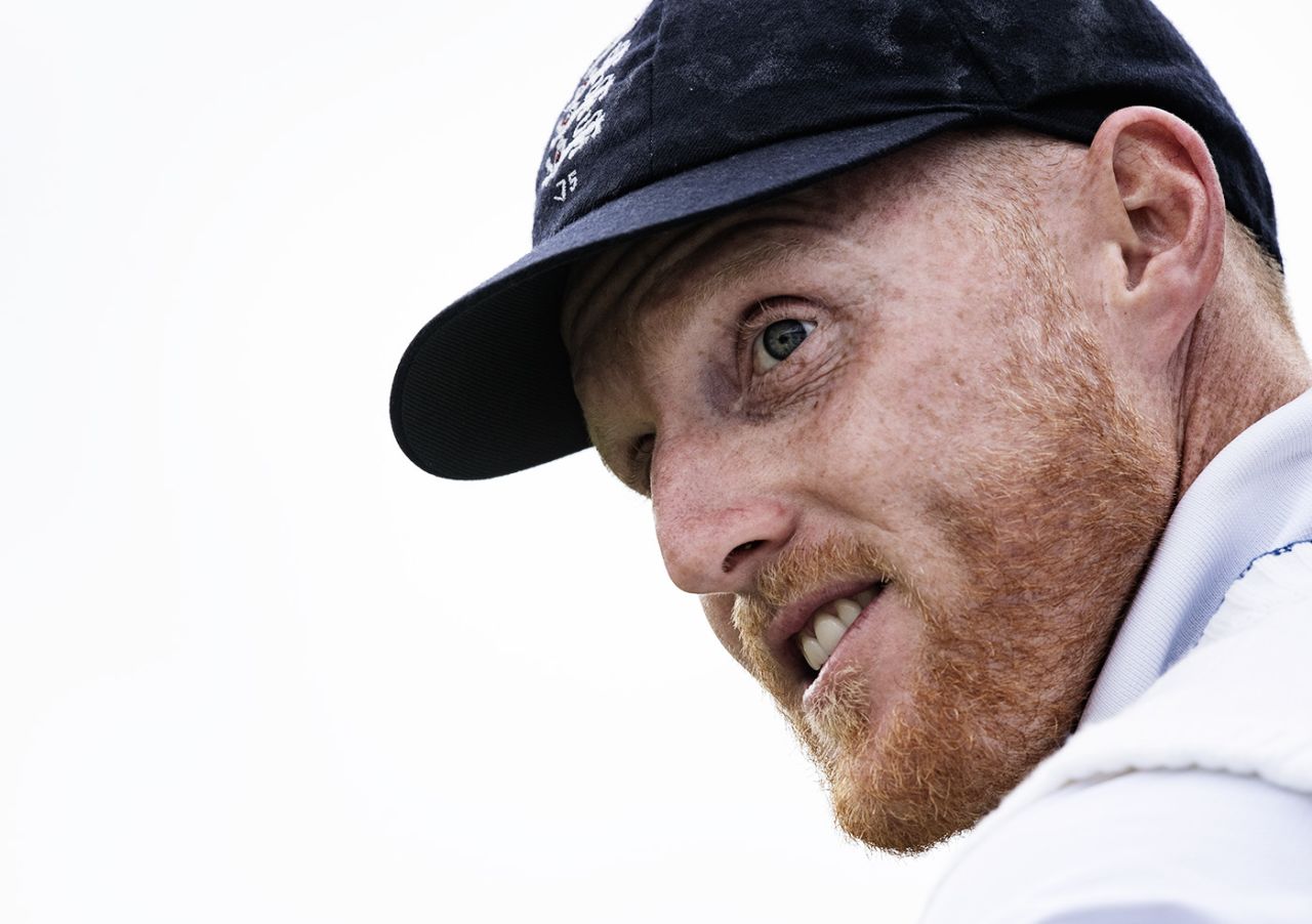 Ben Stokes looks on, England vs New Zealand, 2nd Test, Nottingham, 2nd day, June 11, 2022