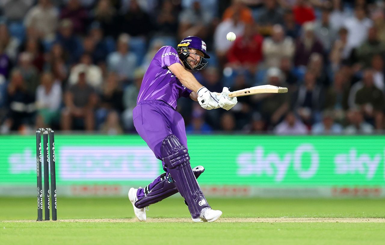 Adam Lyth got the Superchargers' chase motoring, Northern Superchargers vs Manchester Originals, Men's Hundred, Headingley, August 21, 2022