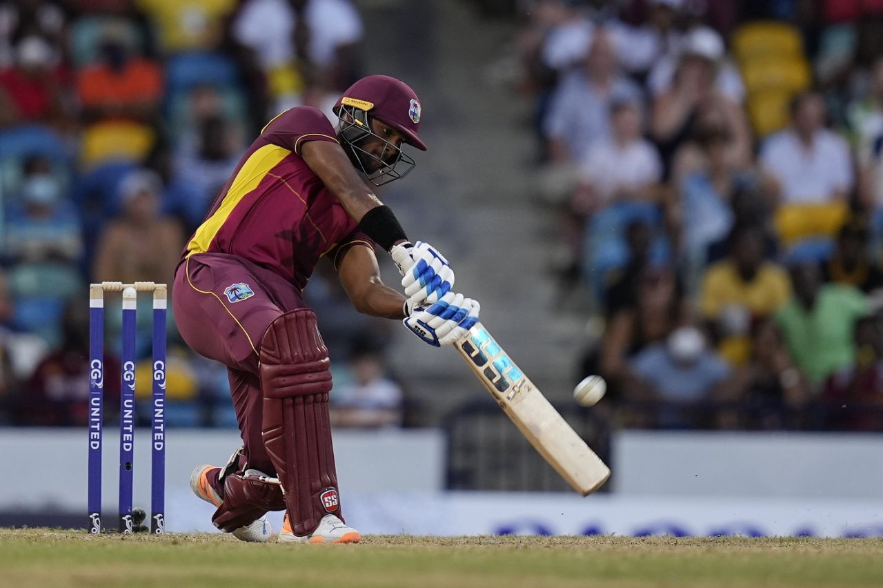 Nicholas Pooran cracked 91 off 55 balls, West Indies vs New Zealand, 3rd ODI, Bridgetown, August 21, 2022