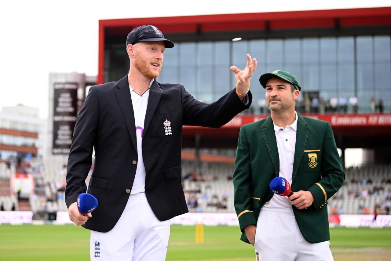 Dean Elgar won the toss and opted to bat first, England vs South Africa, 2nd Test, Old Trafford, 1st day, August 25, 2022