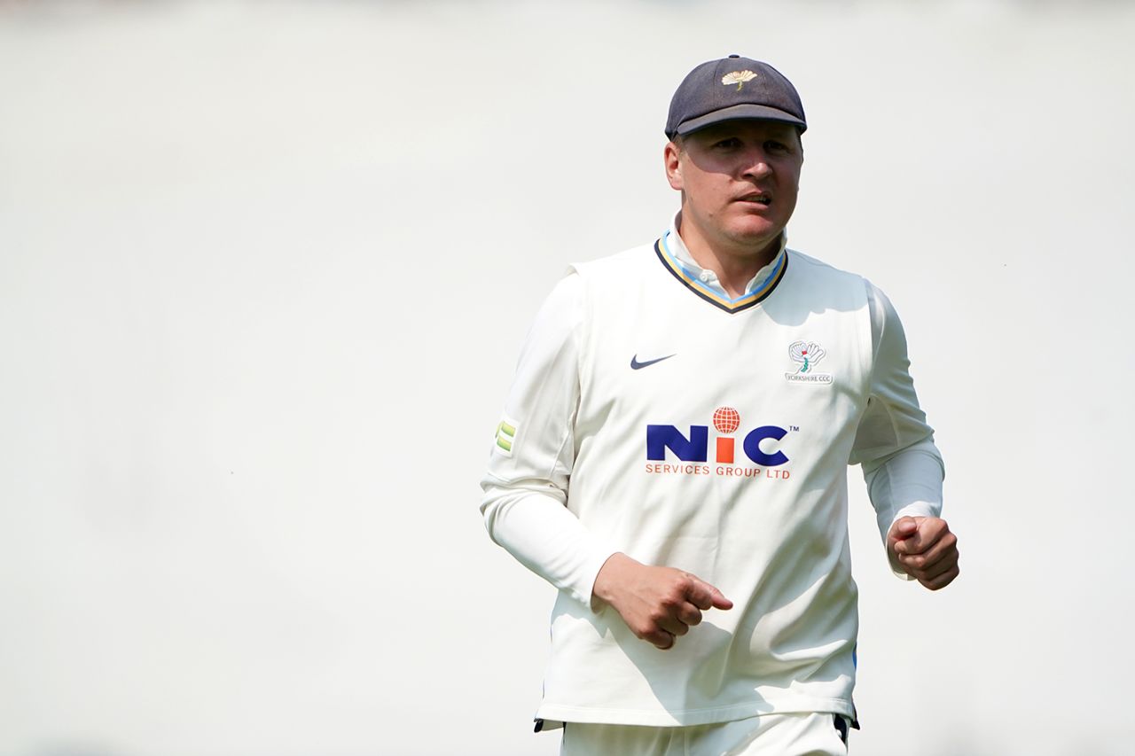 Gary Ballance in the field, 3rd day, Yorkshire vs Sussex, County Championship, Headingley, June 3, 2021