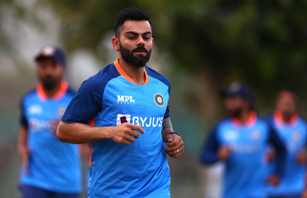 Virat Kohli trains to prepare for the upcoming Asia Cup, 25 August, 2022