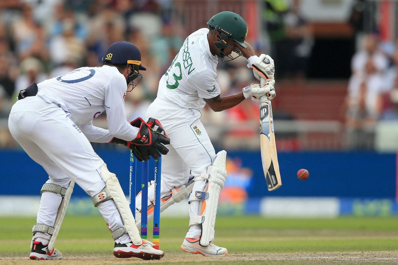 Keegan Peterson was a picture of solidity throughout his knock, England vs South Africa, 2nd Test, Manchester, 3rd day, August 27, 2022