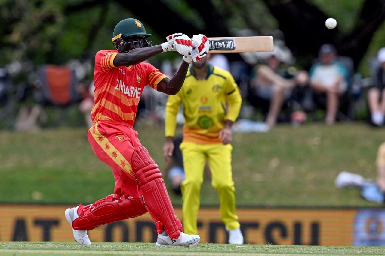 Tadiwanashe Marumani was impressive and gave Zimbabwe a positive start, Australia vs Zimbabwe, 1st ODI, Townsville, August 28, 2022