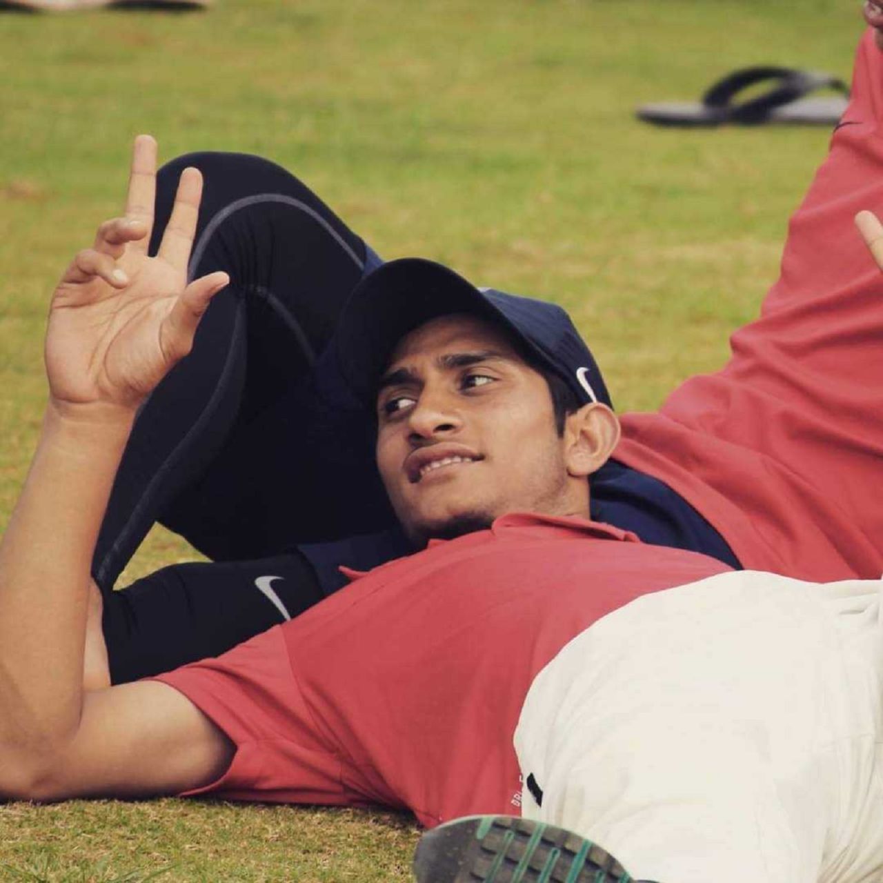 A young Upendra Yadav took his first steps in the game at the South Kanpur Cricket Academy
