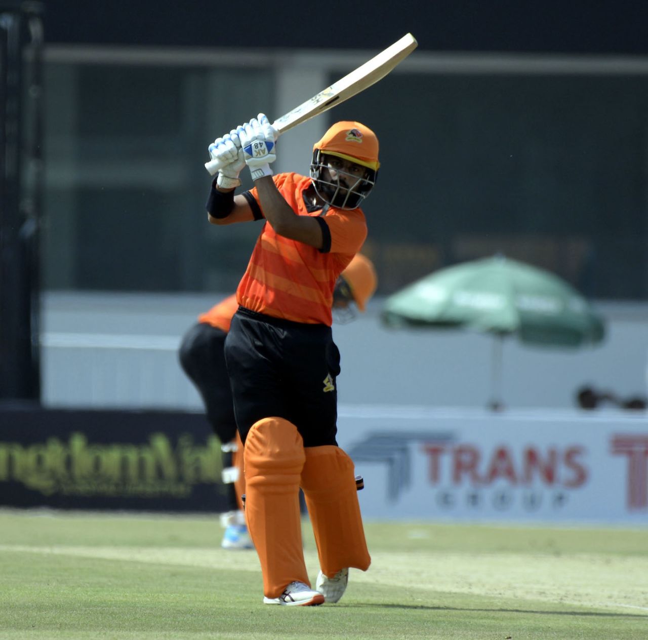 Saim Ayub goes down the ground during his attacking innings, Sindh vs Northern, National T20 Cup, Rawalpindi, August 31, 2022