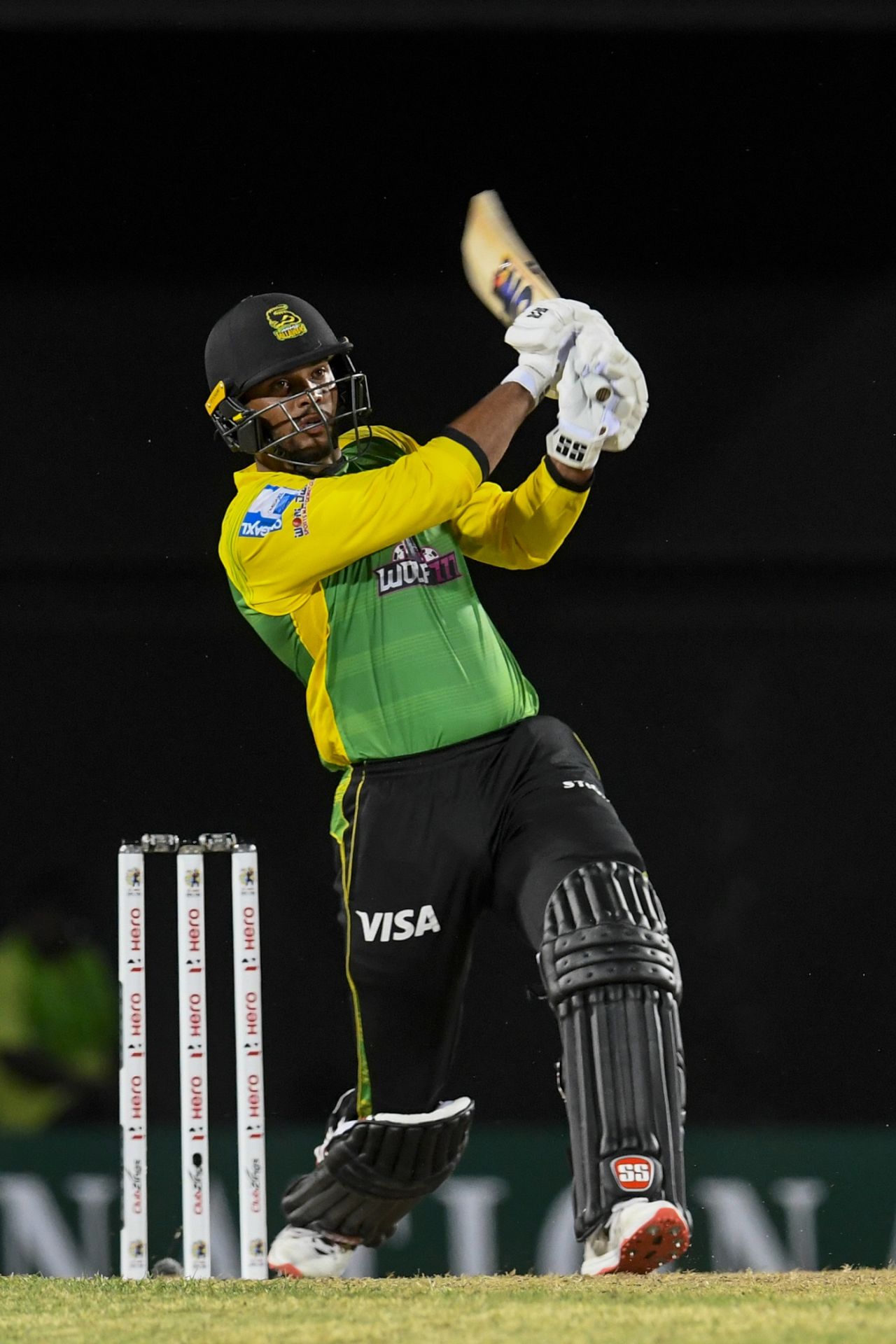 Brandon King scored 89 off 57 balls in the season opener, Jamaica Tallawahs vs St Kitts and Nevis Patriots, CPL 2022, Basseterre, August 31, 2022