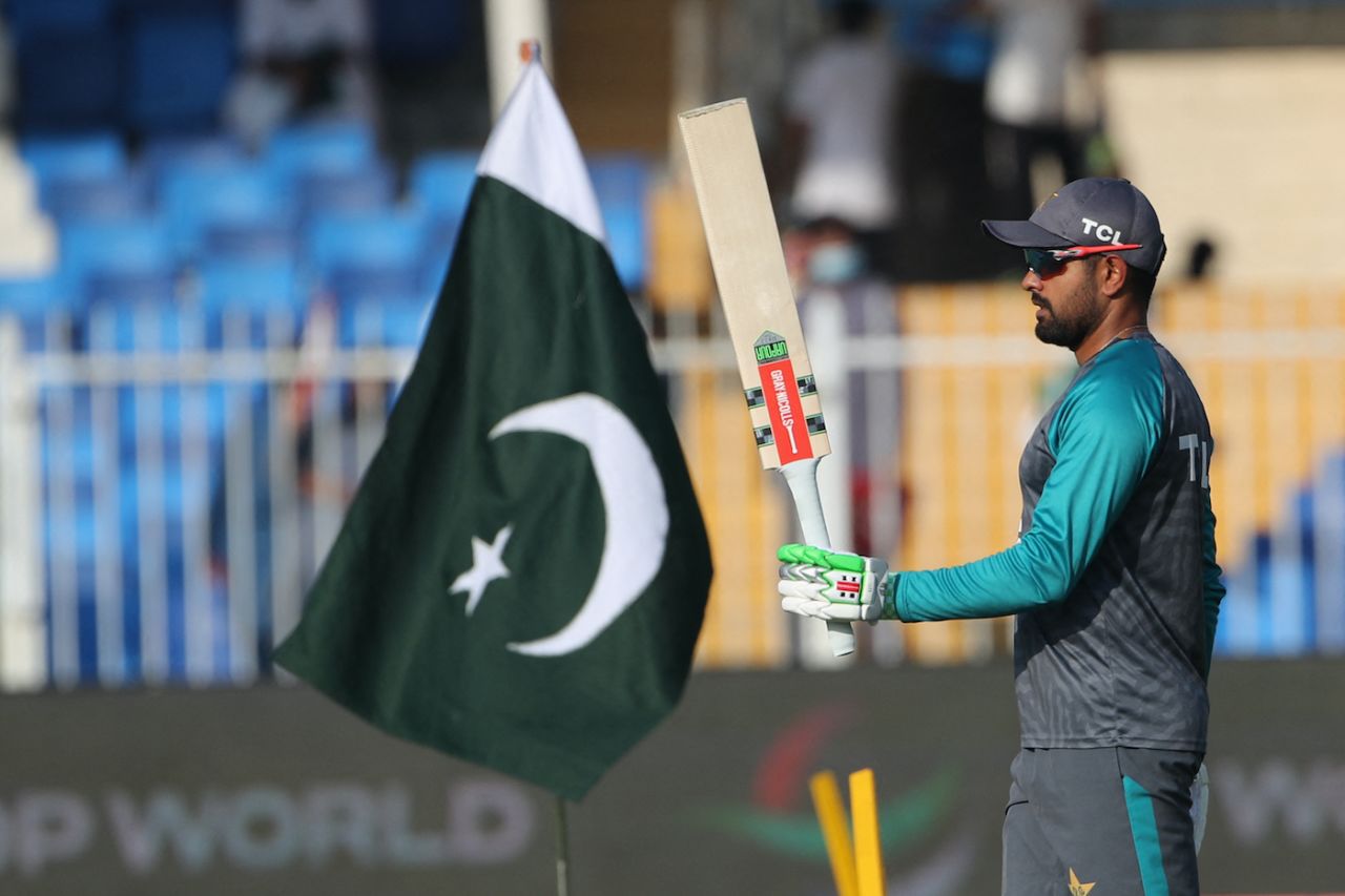 Babar Azam practises ahead of the game against Hong Kong, Hong Kong vs Pakistan, Men's T20 Asia Cup, Sharjah, September 2, 2022
