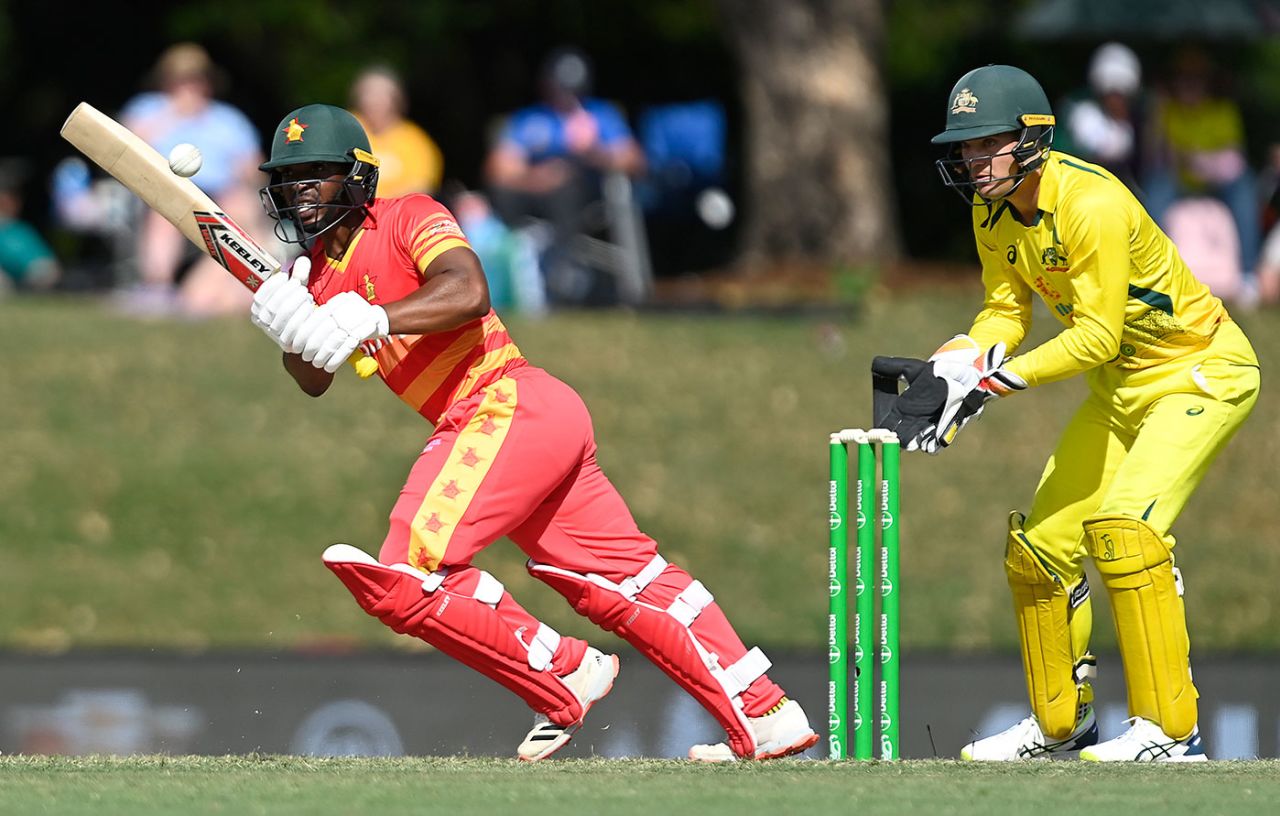 Regis Chakabva carried Zimbabwe to victory, Australia vs Zimbabwe, 3rd ODI, Townsville, September 3, 2022
