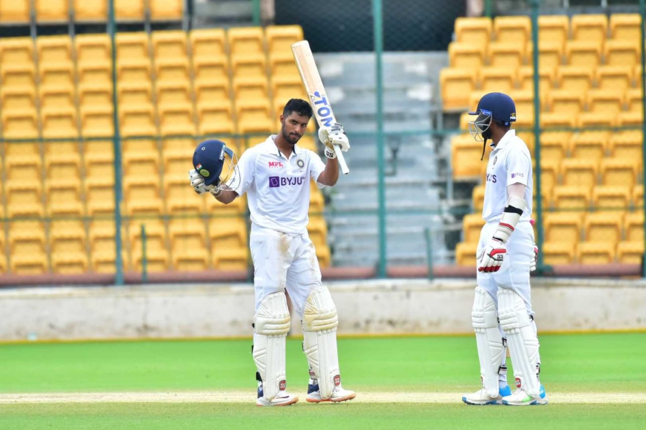 Tilak Varma scored his maiden first-class century, India A vs New Zealand A, 1st unofficial Test, 4th day, Bengaluru, September 4, 2022