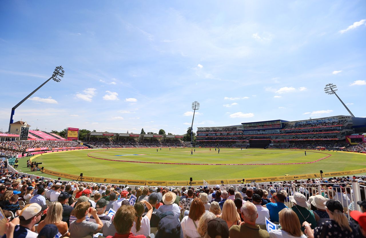 A general view of Edgbaston, England vs India, 1st semi-final, Commonwealth Games, Birmingham, August 6, 2022