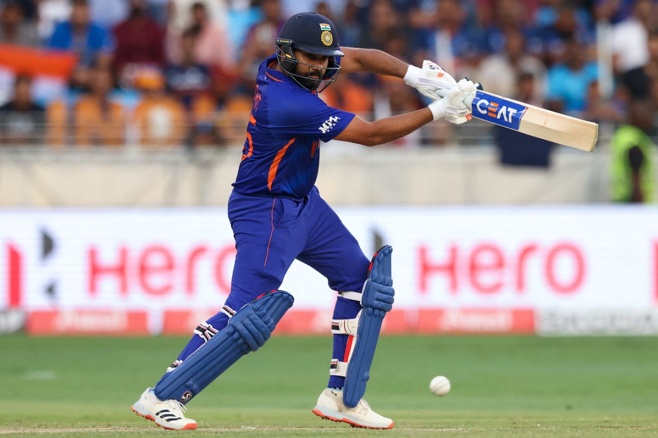 Rohit Sharma took on the bowling despite the loss of early powerplay wickets, India vs Sri Lanka, Asia Cup, Dubai, September 6, 2022