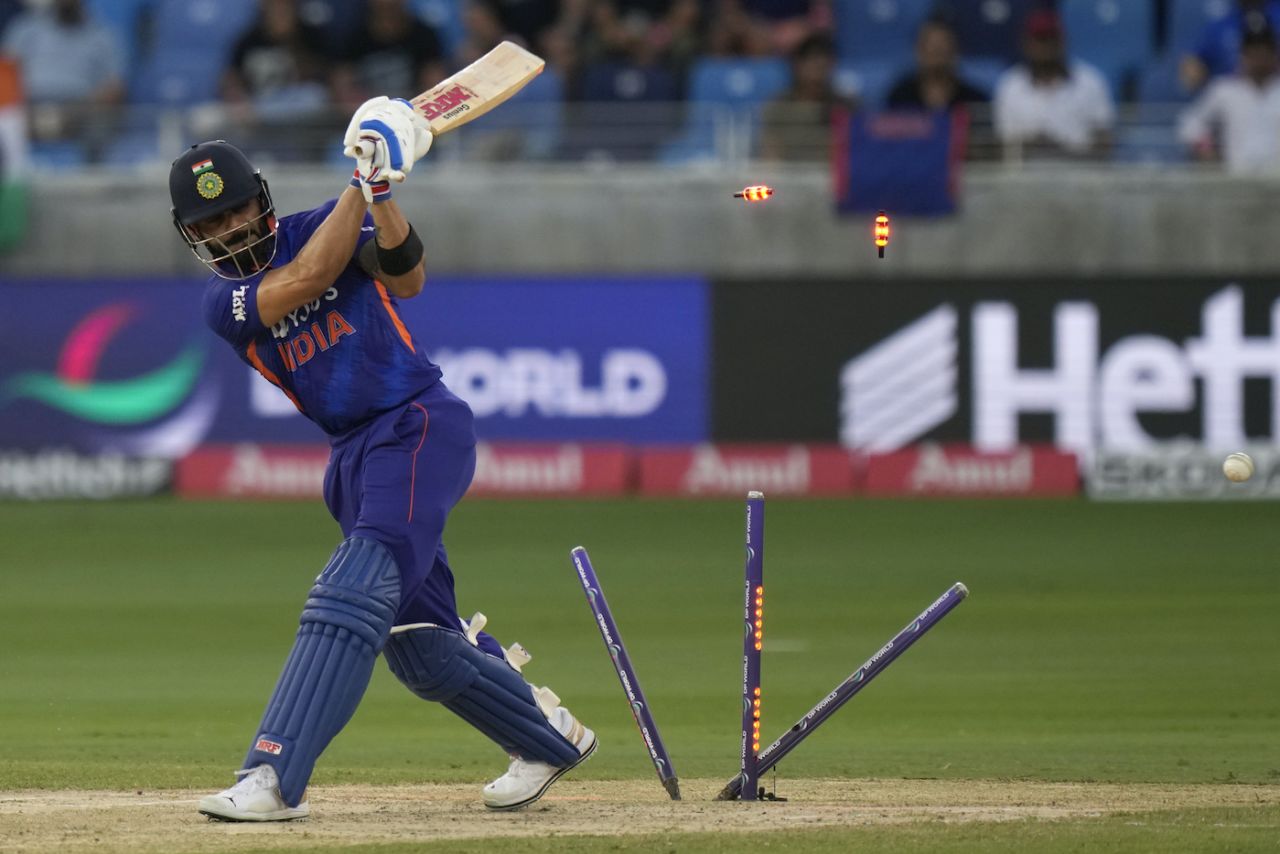Virat Kohli was dismissed for a duck, India vs Sri Lanka, Asia Cup, Dubai, September 6, 2022
