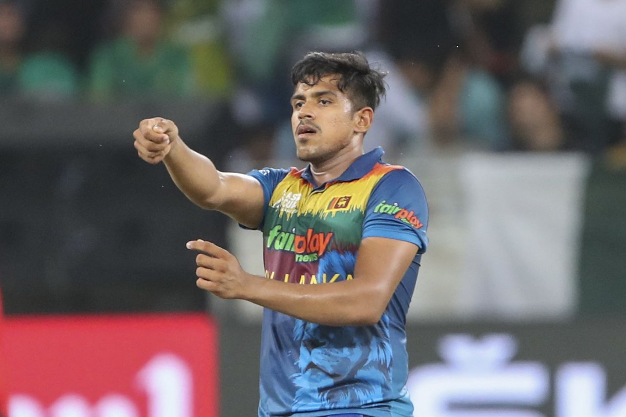Maheesh Theekshana did the damage picking 2 for 21 off is four overs, Sri Lanka vs Pakistan, Asia Cup Super 4s, Dubai, September 9, 2022
