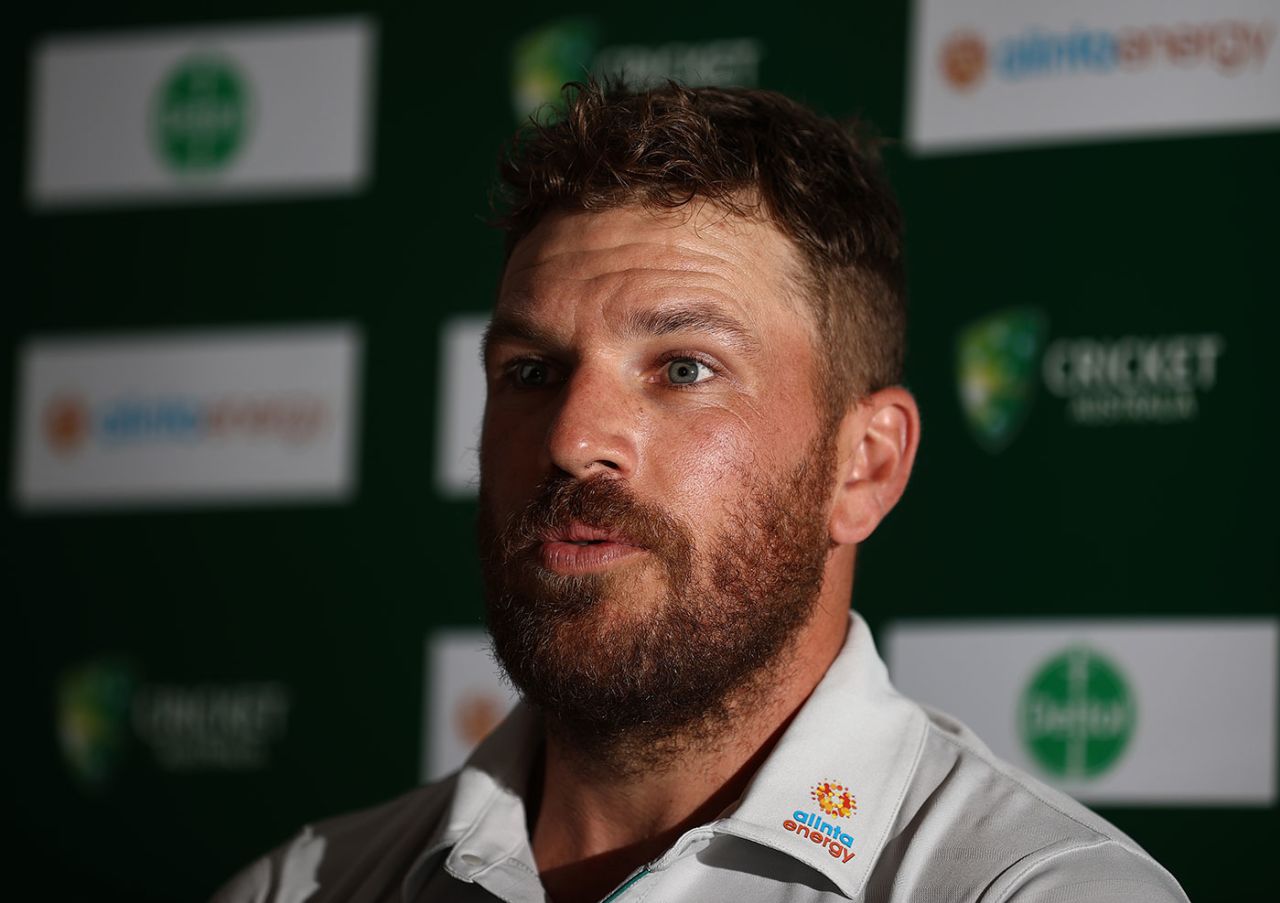 Aaron Finch speaks to the media after announcing his ODI retirement, Cairns, September 10, 2022