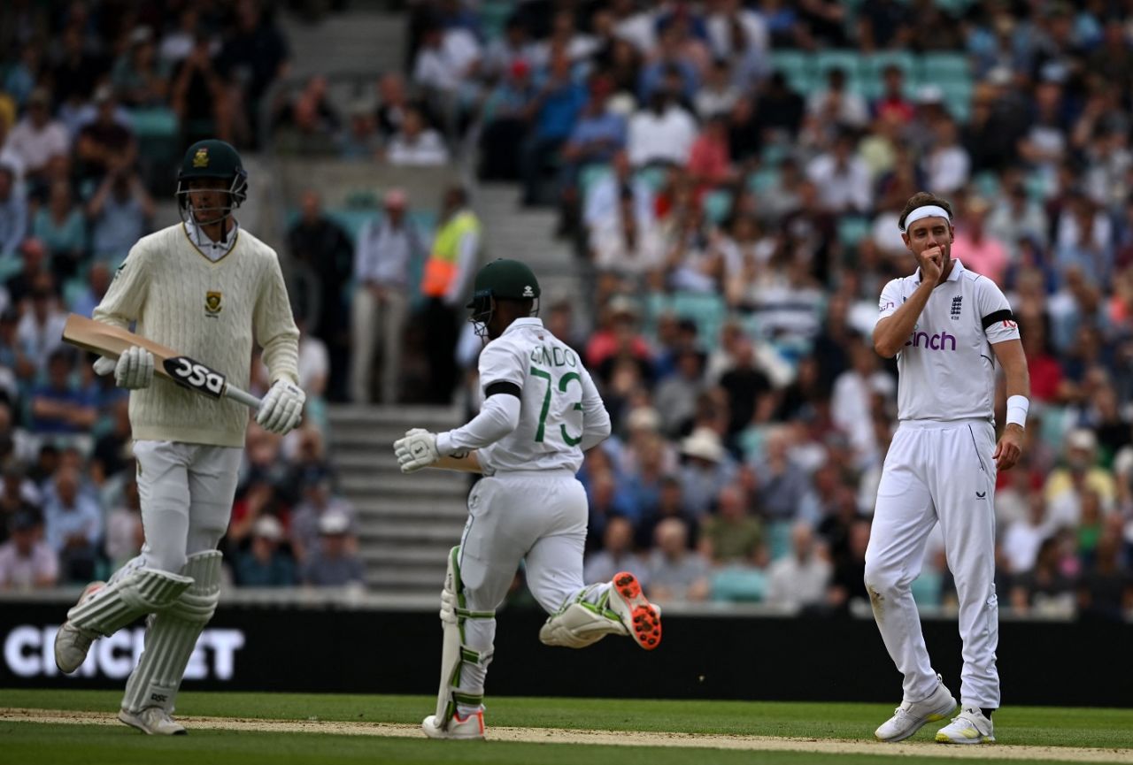 Khaya Zondo and Marco Jansen put up some resistance after a top order collapse, England vs South Africa, 3rd Test, 3rd day, The Oval, September 10, 2022