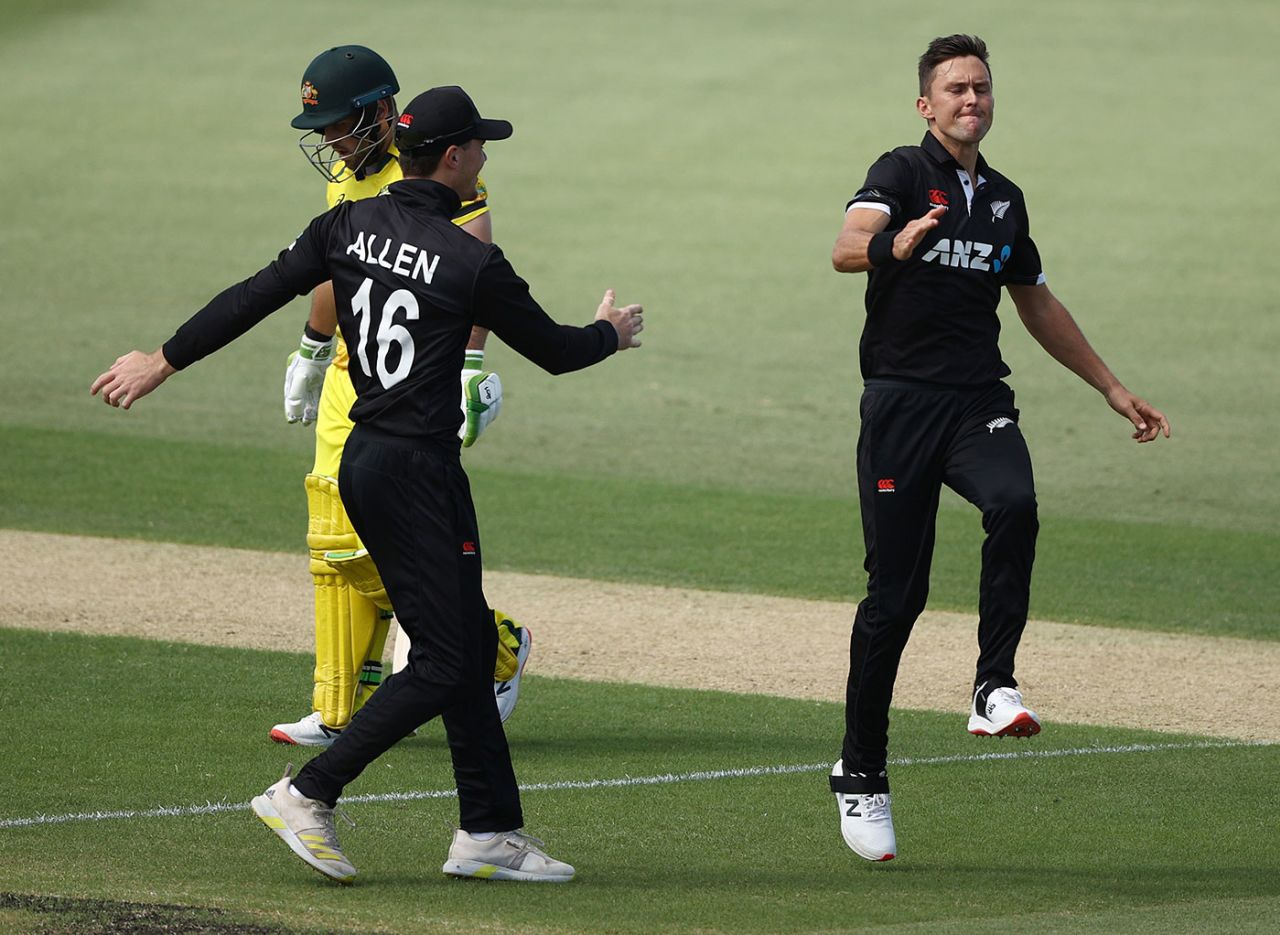 Trent Boult was again outstanding with the new ball, Australia vs New Zealand, 3rd ODI, Cairns, September 11, 2022