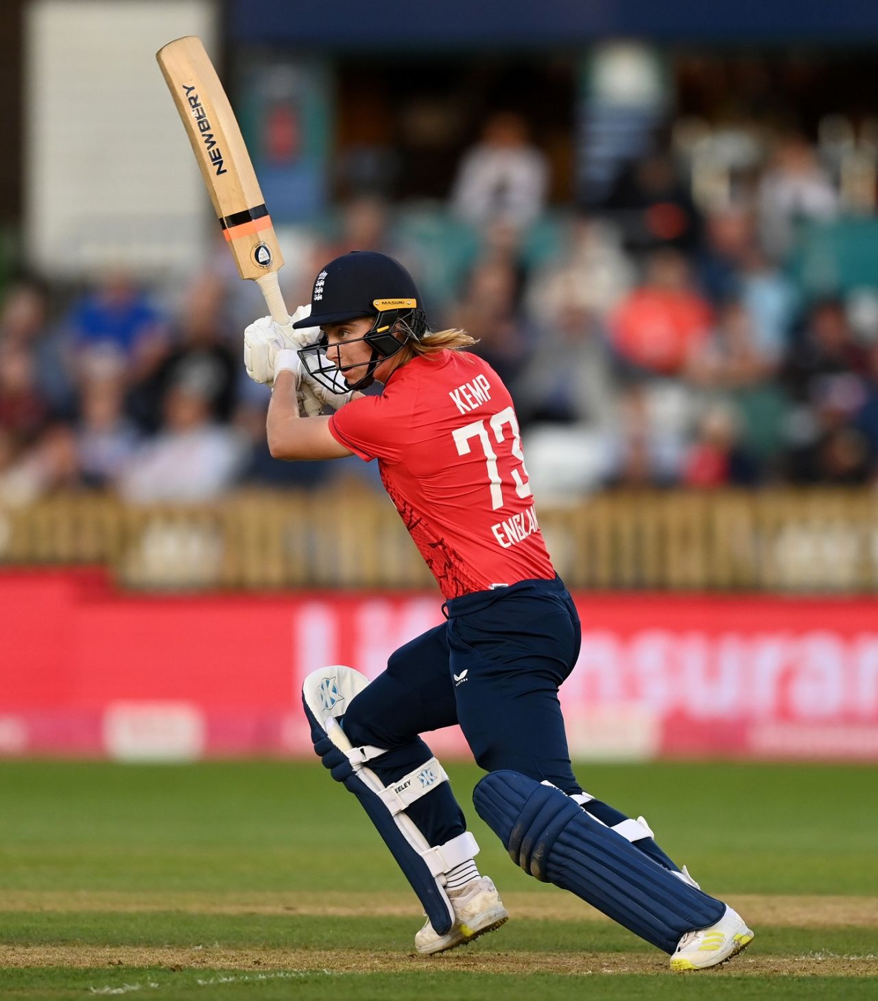Freya Kemp looked equally assured against pace and spin, England vs India, 2nd women's T20I, Derby, September 13, 2022