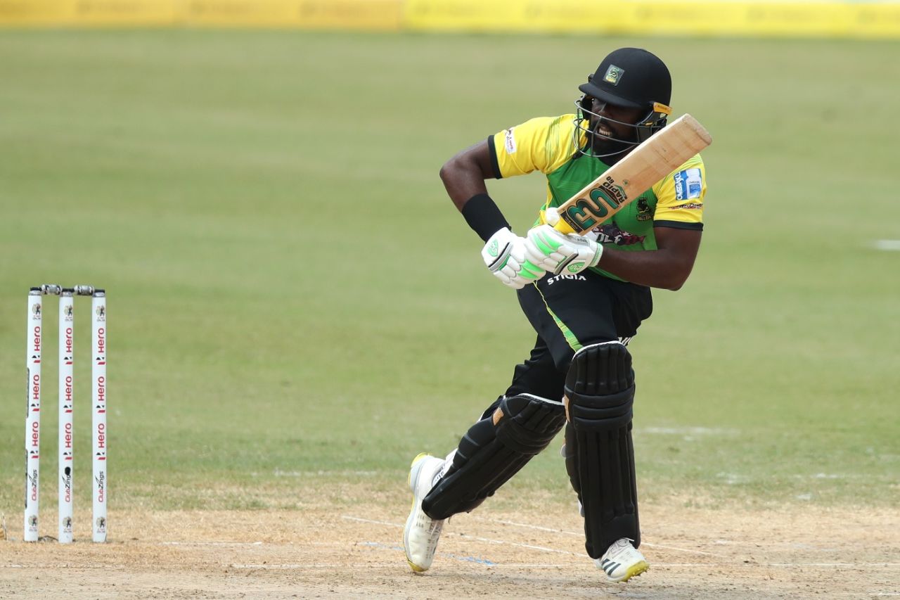 Raymon Reifer made a quickfire 40, Jamaica Tallawahs vs St Kitts and Nevis Patriots, CPL, Port of Spain, September 14, 2022