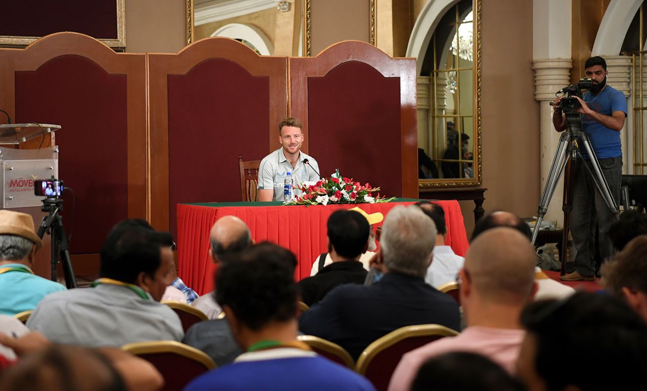 Jos Buttler address the media after England's arrival in Pakistan, Karachi, September 15, 2022