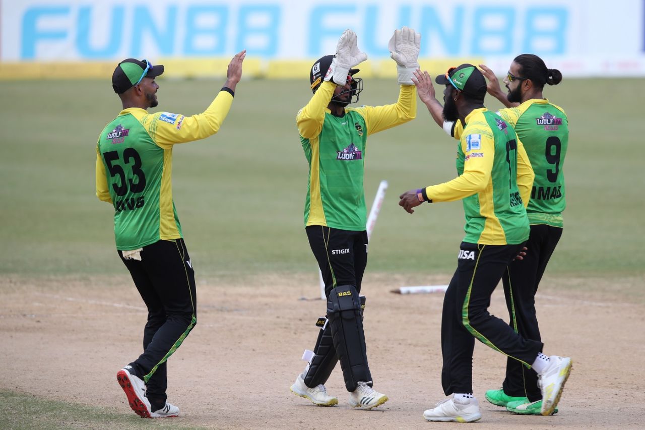 Imad Wasim picked up three early in the innings, Jamaica Tallawahs vs Barbados Royals, CPL, Port of Spain, September 15, 2022