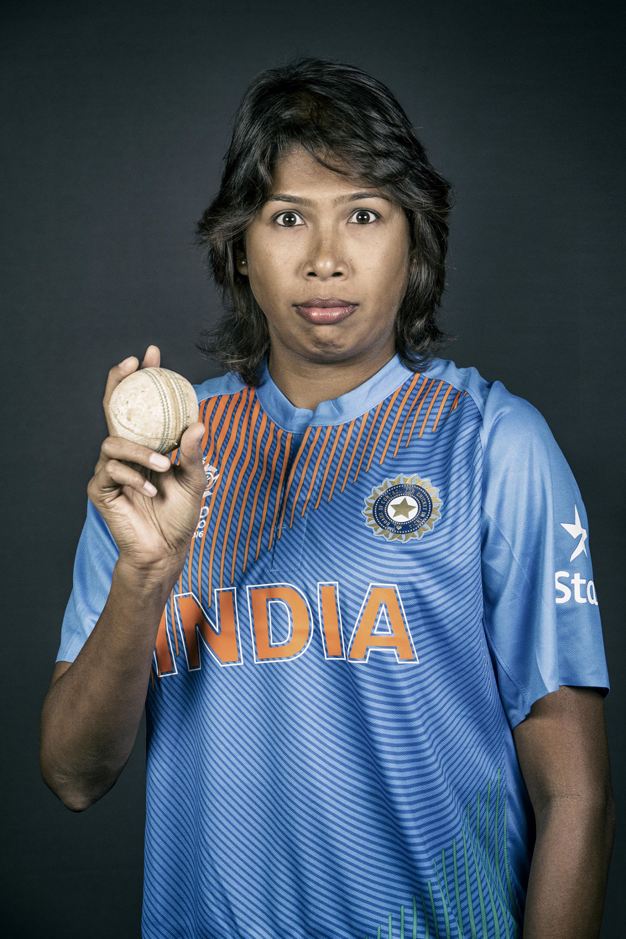 Jhulan Goswami at a photo session, Bangalore, March 9, 2016