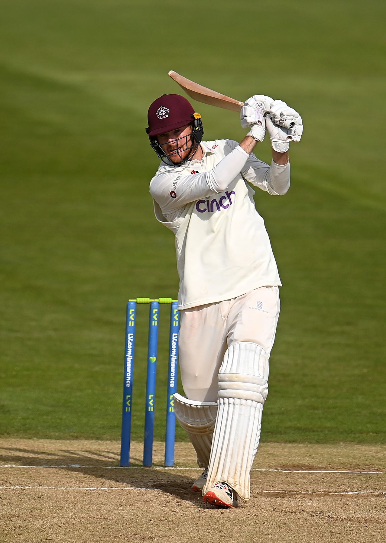 Tom Taylor held up Somerset with an unbeaten 60, Somerset vs Northamptonshire, County Championship, Division One, Taunton, September 22, 2022